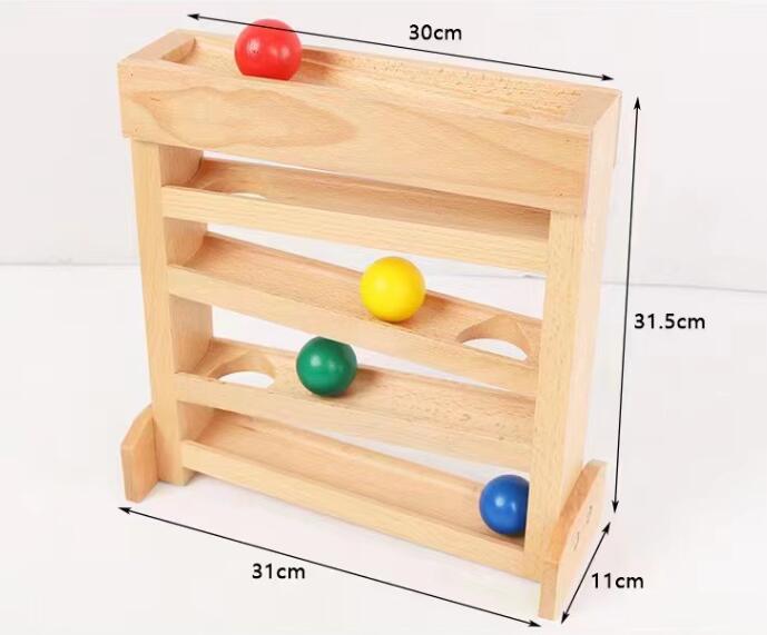 Early Childhood Education Teaching Aids Visual Tracker Wooden Educational Toys