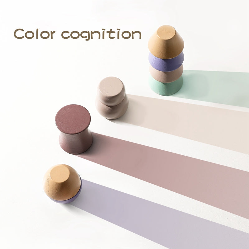 Building Blocks Animal Stacking Balance Wood Educational Toys